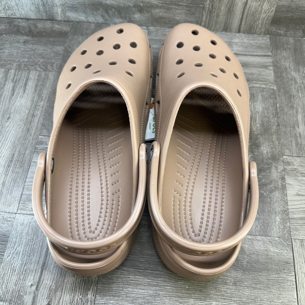 Crocs Classic Clog Tan Men 11 Slip On Water Friendly Comfort Shoes 10001-2Q9 - Picture 6 of 8